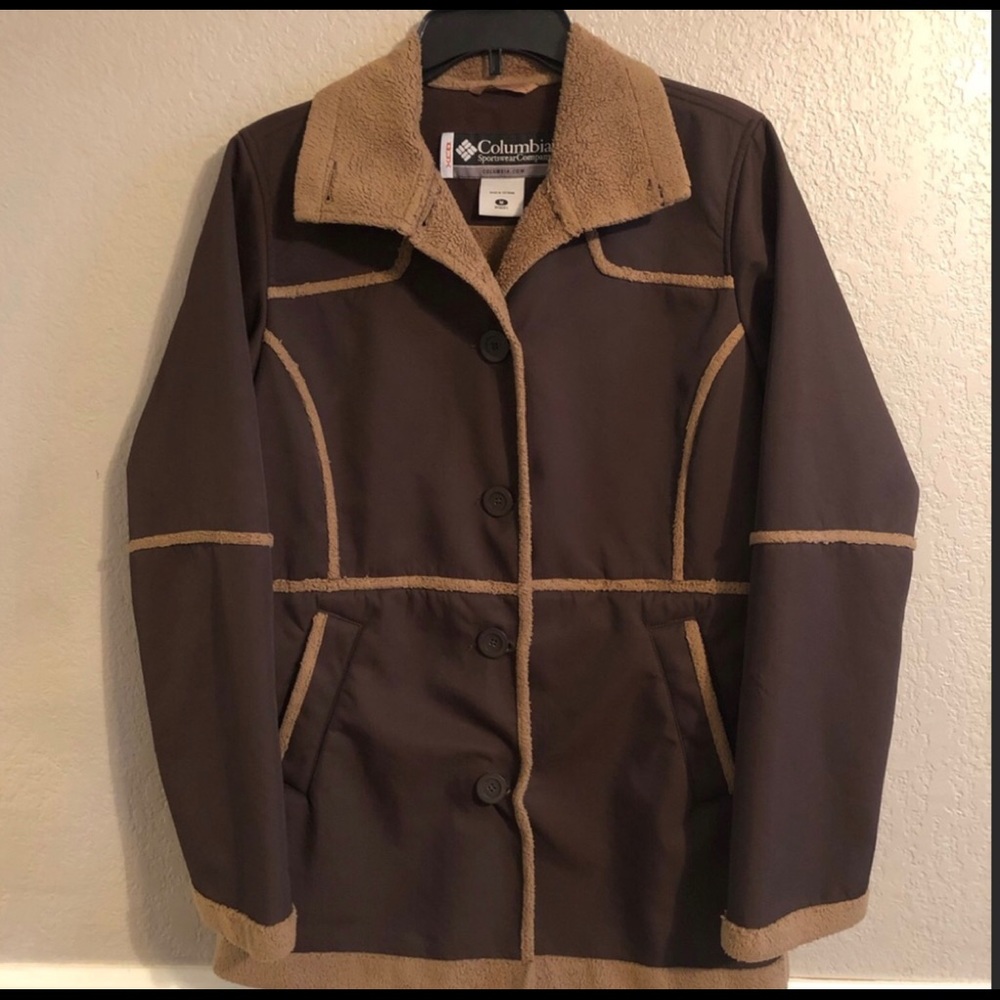 Vintage Columbia XCO Fleece Lined Heavy Jacket Size M